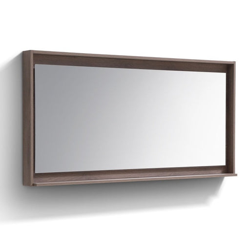 KubeBath Kube 60" Framed Mirror With Shelve KubeBath