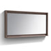 KubeBath Kube 60" Framed Mirror With Shelve KubeBath