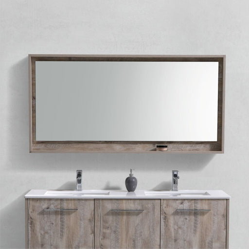 KubeBath Bosco 60" Framed Mirror With Shelve KubeBath