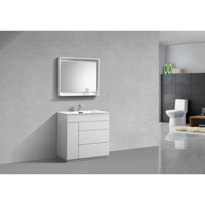 KubeBath Milano Modern Bathroom Vanity KubeBath
