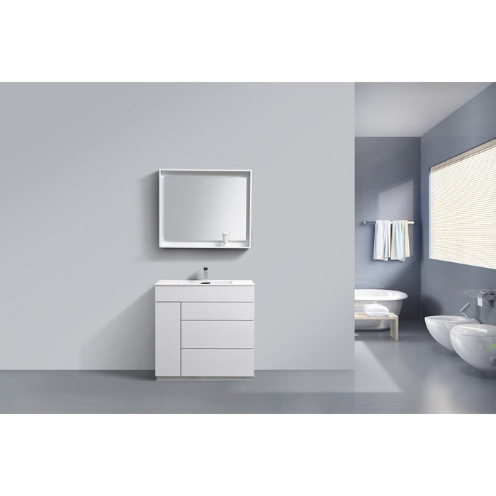 KubeBath Milano Modern Bathroom Vanity KubeBath