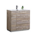 KubeBath Milano Modern Bathroom Vanity KubeBath