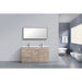 KubeBath Milano 60" Double Sink Modern Bathroom Vanity KubeBath