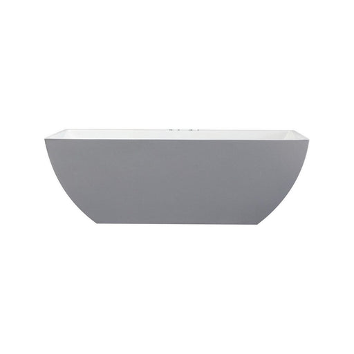 KubeBath Kube Contemporanea White Free Standing Bathtub KubeBath