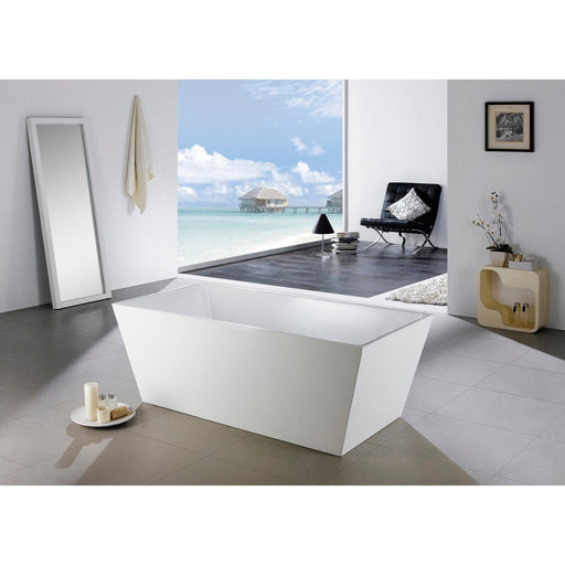 KubeBath Kube Squadra Free Standing Bathtub KubeBath