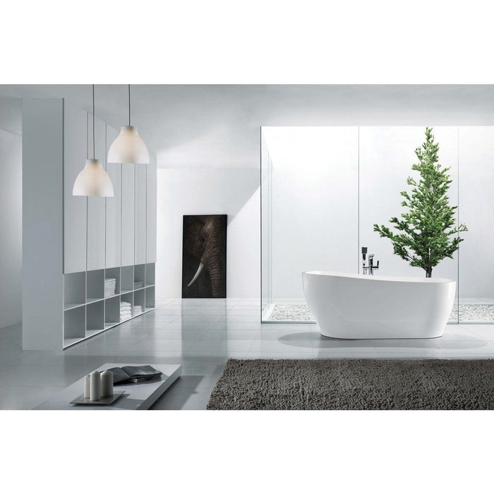 KubeBath Kube Kono 67" Free Standing Bathtub KubeBath