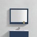 KubeBath Bosco 36" Framed Mirror With Shelve KubeBath