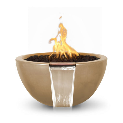 The Outdoor Plus Luna Fire & Water Bowl | GFRC Concrete The Outdoor Plus