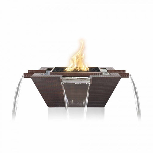 The Outdoor Plus Maya Fire & Water Bowl 4-Way Spill | Hammered Copper The Outdoor Plus