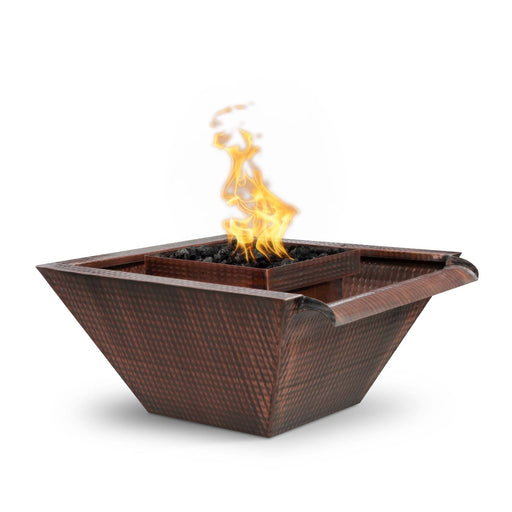 The Outdoor Plus Maya Fire & Water Bowl Wide Gravity Spill | Hammered Copper The Outdoor Plus
