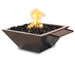 The Outdoor Plus 30" Maya Powder Coated Fire & Water Bowl Wave Scupper | Match Lit with Flame Sense The Outdoor Plus