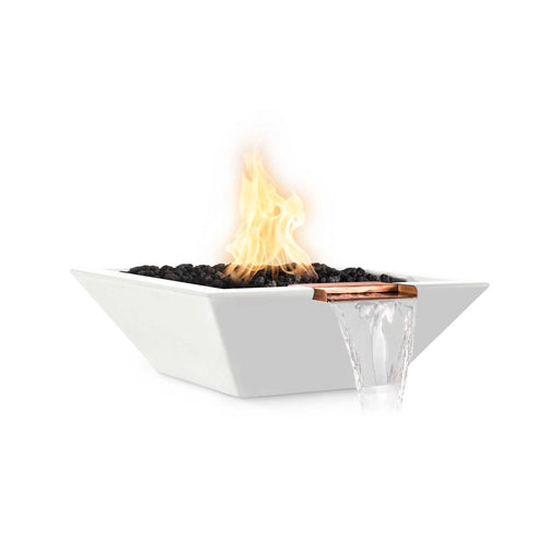 The Outdoor Plus Maya Fire & Water Bowl | GFRC Concrete The Outdoor Plus