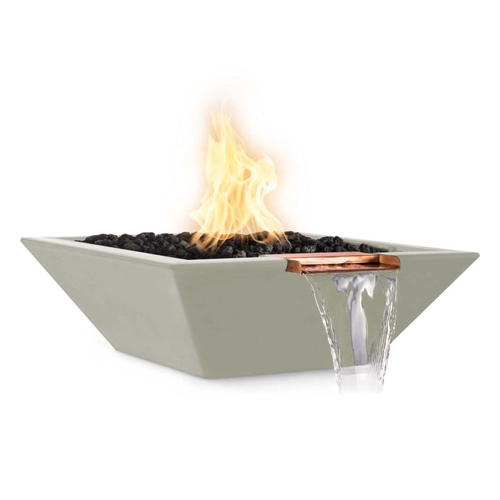 The Outdoor Plus Maya Fire & Water Bowl | GFRC Concrete The Outdoor Plus