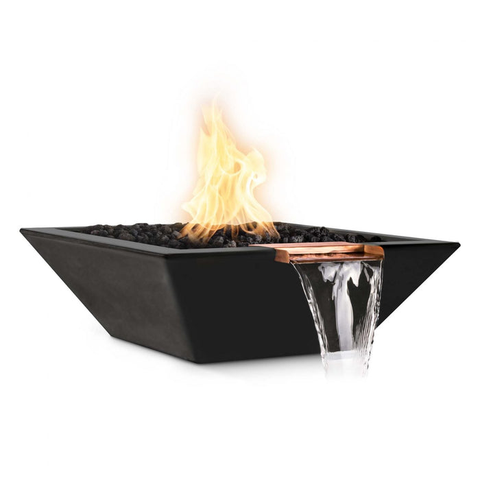 The Outdoor Plus Maya Fire & Water Bowl | GFRC Concrete The Outdoor Plus