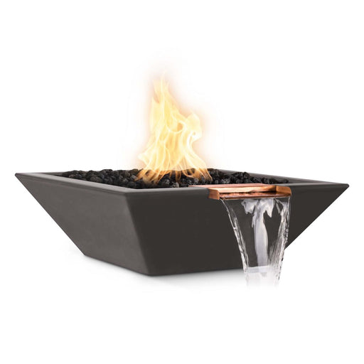 The Outdoor Plus Maya Fire & Water Bowl | GFRC Concrete The Outdoor Plus