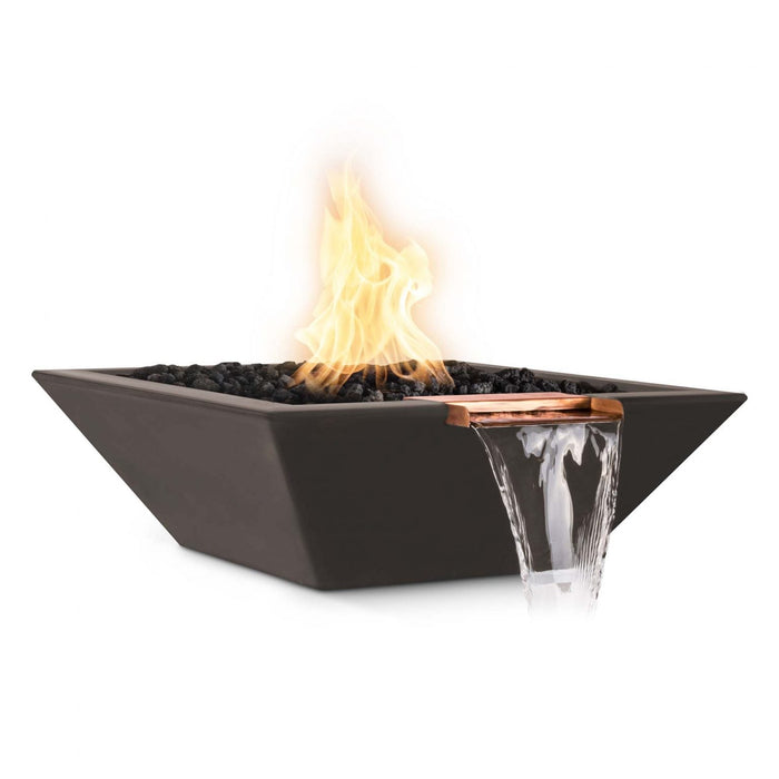 The Outdoor Plus Maya Fire & Water Bowl | GFRC Concrete The Outdoor Plus