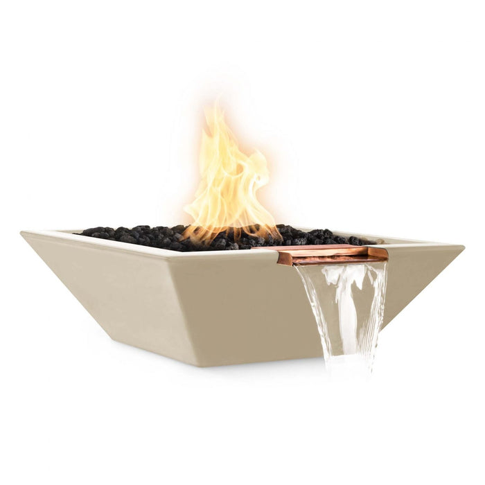 The Outdoor Plus Maya Fire & Water Bowl | GFRC Concrete The Outdoor Plus