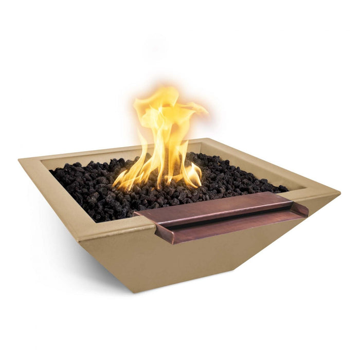 The Outdoor Plus Maya Fire & Water Bowl Wide Spill | GFRC Concrete The Outdoor Plus
