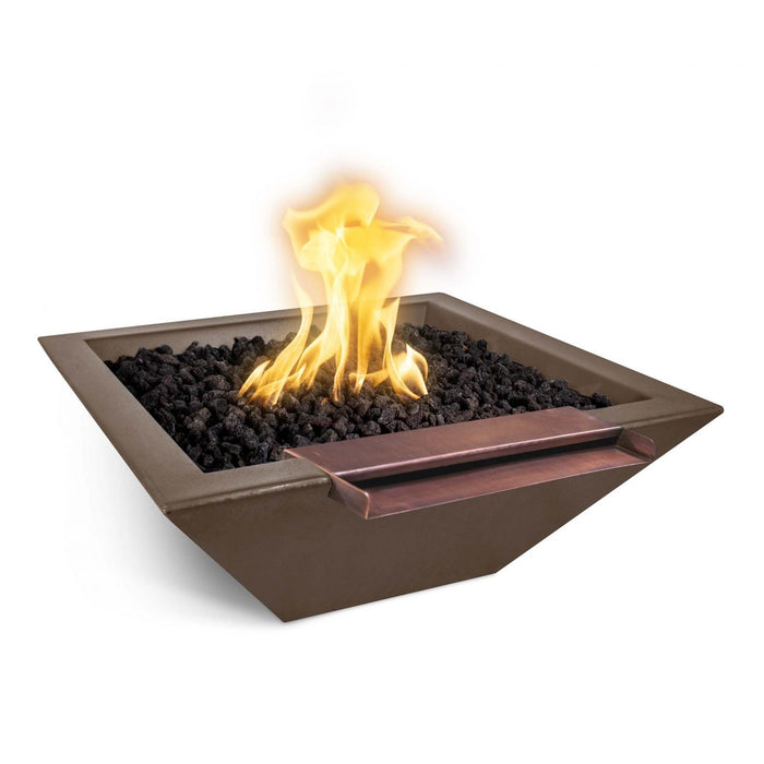 The Outdoor Plus Maya Fire & Water Bowl Wide Spill | GFRC Concrete The Outdoor Plus