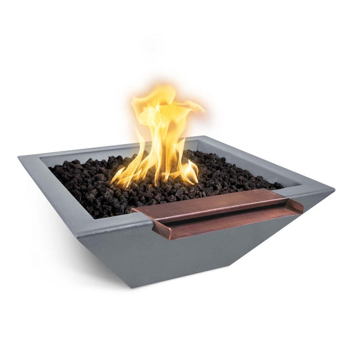 The Outdoor Plus Maya Fire & Water Bowl Wide Spill | GFRC Concrete The Outdoor Plus