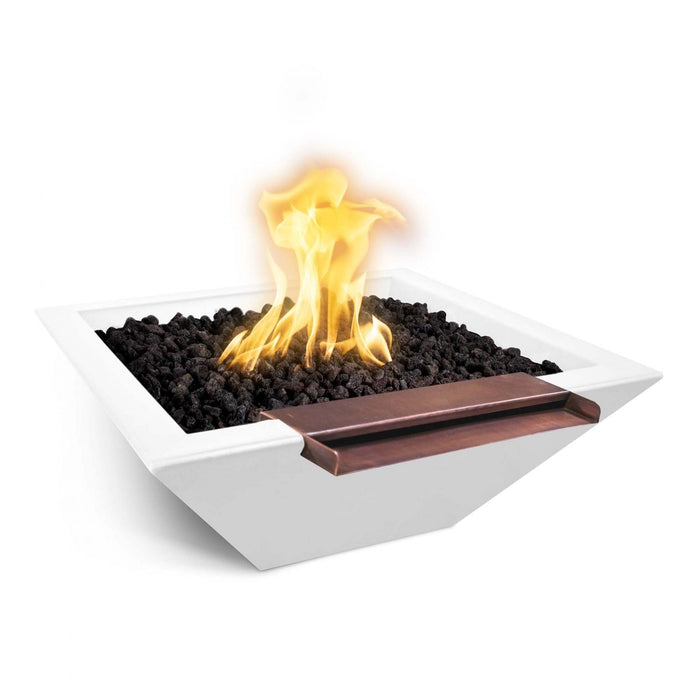 The Outdoor Plus Maya Fire & Water Bowl Wide Spill | GFRC Concrete The Outdoor Plus