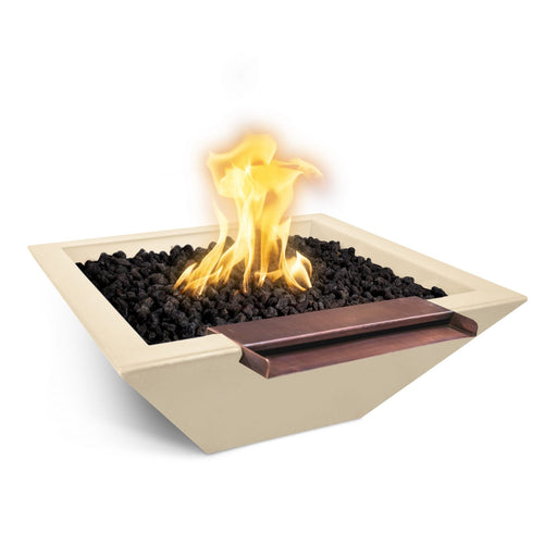 The Outdoor Plus Maya Fire & Water Bowl Wide Spill | GFRC Concrete The Outdoor Plus