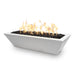 The Outdoor Plus 72" x 20" Linear Maya Powder Coat Fire Bowl | Low Voltage Electric Ignition The Outdoor Plus