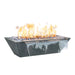 The Outdoor Plus 72" x 20" Linear Maya Powder Coat Fire and Water Bowl | Low Voltage Electric Ignition The Outdoor Plus