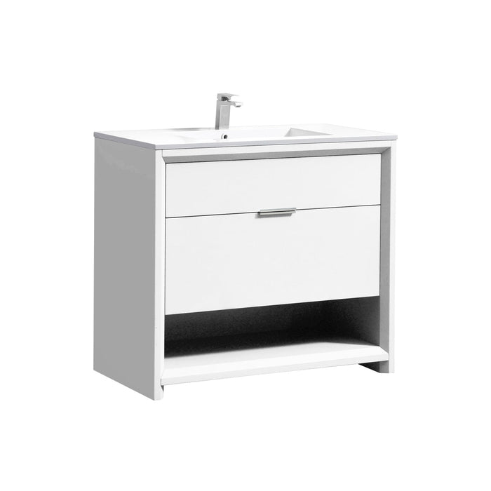 KubeBath Nudo Modern Bathroom Vanity KubeBath
