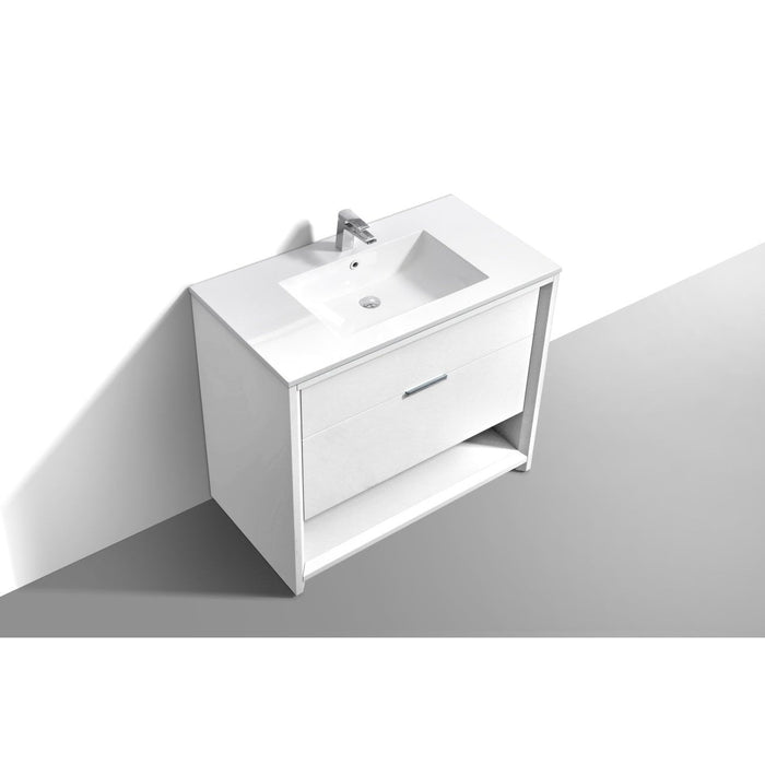 KubeBath Nudo Modern Bathroom Vanity KubeBath