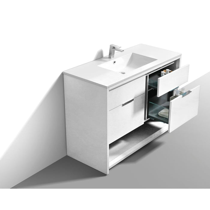 KubeBath Nudo 48" Modern Bathroom Vanity KubeBath
