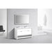 KubeBath Nudo 60" Double Sink Modern Bathroom Vanity KubeBath