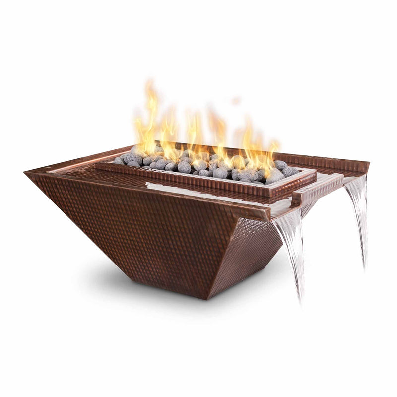 The Outdoor Plus Nile Fire & Water Bowl | Hammered Patina Copper