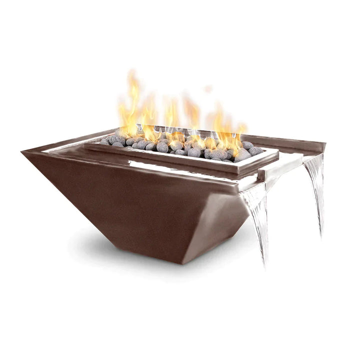 The Outdoor Plus Nile 36" Rectangular Fire & Water Bowl | Powder Coated Metal The Outdoor Plus