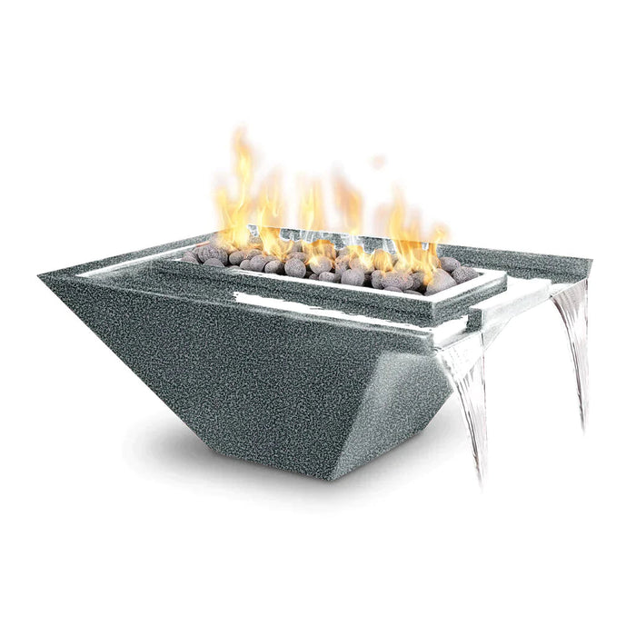 The Outdoor Plus Nile 36" Rectangular Fire & Water Bowl | Powder Coated Metal The Outdoor Plus