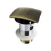 KubeBath Solid Brass Square Pop-Up Drain KubeBath