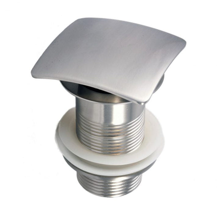 KubeBath Solid Brass Square Pop-Up Drain KubeBath