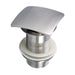 KubeBath Solid Brass Square Pop-Up Drain KubeBath