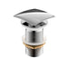 KubeBath Solid Brass Square Pop-Up Drain KubeBath