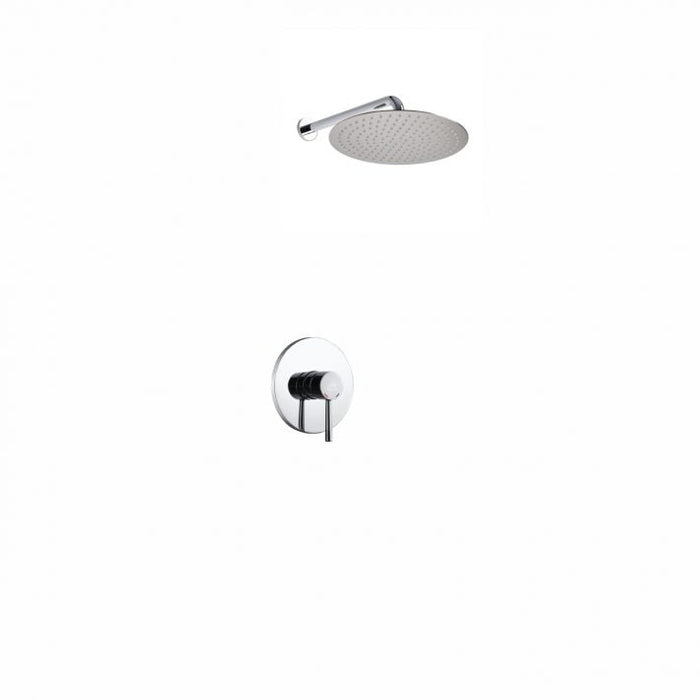 KubeBath Aqua Rondo Shower Set with Rain Shower KubeBath