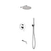 KubeBath Aqua Rondo Shower Set With Rain Shower, Handheld and Tub Filler KubeBath
