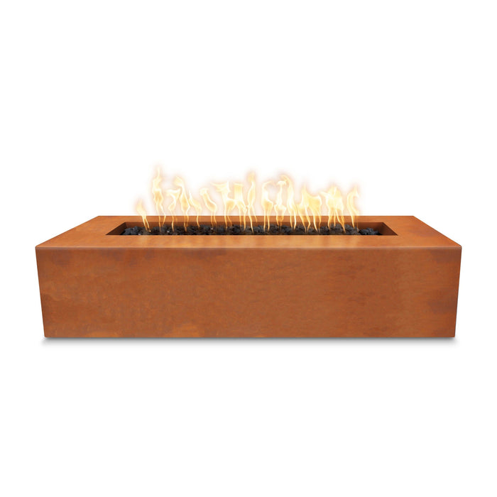 The Outdoor Plus Rectangular Regal Fire Pit | Corten Steel The Outdoor Plus