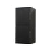 KubeBath Bliss 14" Wide by 24" High Linen Side Cabinet With Two Doors KubeBath