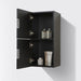 KubeBath Bliss 14" Wide by 24" High Linen Side Cabinet With Two Doors KubeBath