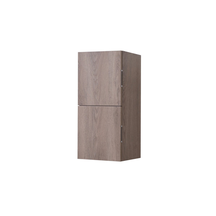 KubeBath Bliss 14" Wide by 24" High Linen Side Cabinet With Two Doors KubeBath