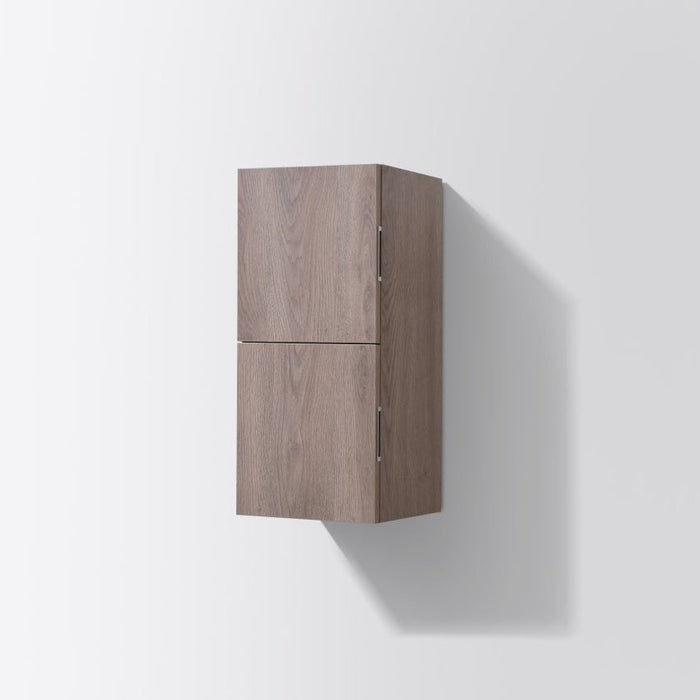 KubeBath Bliss 14" Wide by 24" High Linen Side Cabinet With Two Doors KubeBath