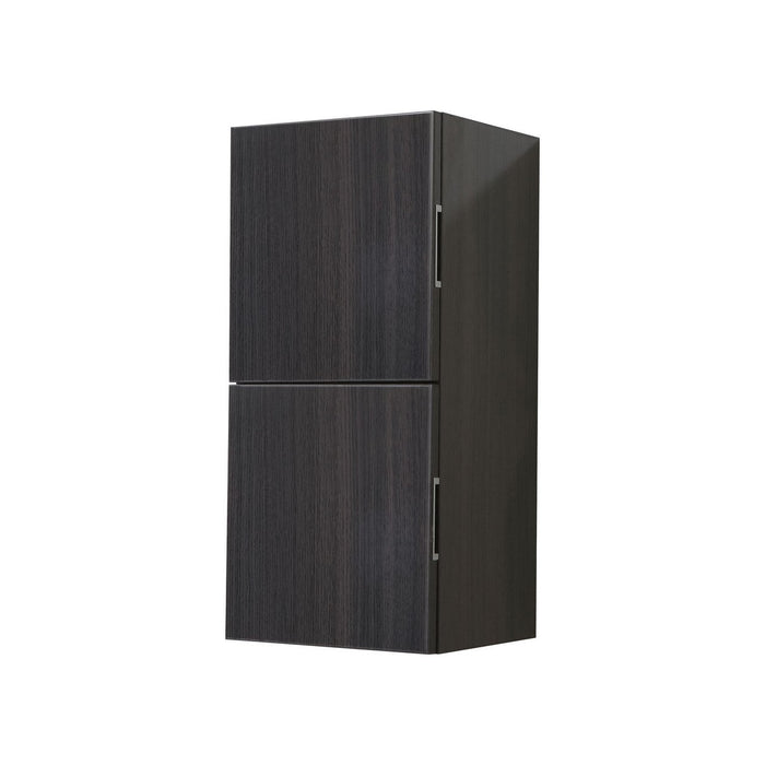 KubeBath Bliss 14" Wide by 24" High Linen Side Cabinet With Two Doors KubeBath