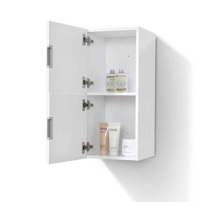 KubeBath Bliss 14" Wide by 24" High Linen Side Cabinet With Two Doors KubeBath