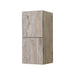 KubeBath Bliss 14" Wide by 24" High Linen Side Cabinet With Two Doors KubeBath