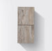 KubeBath Bliss 14" Wide by 24" High Linen Side Cabinet With Two Doors KubeBath